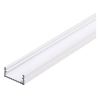 Profil LED Al, 14,4x6,6x2000mm plochý, bez krytu, biela, PROFILO J-W 2M (66)(Kanlux)