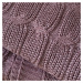 Ružovo-fialová pletená deka 130x170 cm Chunky Marl Knit – Catherine Lansfield