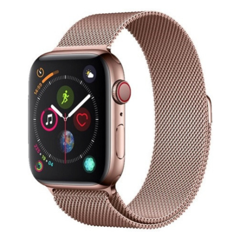 Apple Watch 1-6, SE (42/44 mm), kovový zadný remienok, milánsky štýl, s magnetickou sponou, Devi