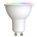 LUUMR Smart LED GU10 plast 4,7W RGBW CCT Tuya opál sada 3