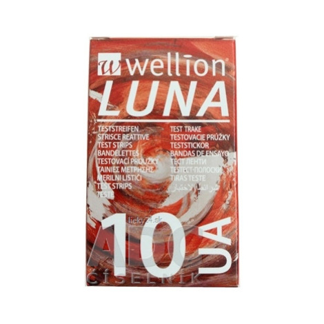 Wellion LUNA UA testovacie prúžky 10 ks