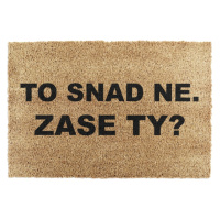 Rohožka z kokosového vlákna 40x60 cm Zase Ty? – Artsy Doormats