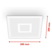 LED panel Centrelight biely Diaľkové ovládanie CCT RGB 30x30cm