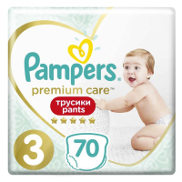 PAMPERS Premium Care Pants Veľkosť 3, 70 ks