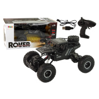 mamido  Elektrické autíčko RC Rover 1:16 Čierny diaľkovo ovládaný na ovládači