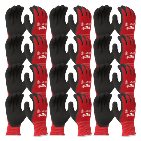 MILWAUKEE 12(pár) x Zimné rukavice odolné proti prerezaniu Stupeň 1 XL/10, 4932471608