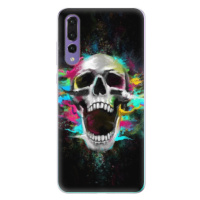Odolné silikónové puzdro iSaprio - Skull in Colors - Huawei P20 Pro