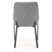 HALMAR K439 jedálenská stolička tmavosivá / sivá / čierna