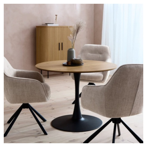 Jedálenský stôl Unique Furniture CESURA 100x100 cm hnedý dřevo 53190000