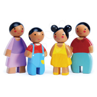 Drevené postavičky rodina Sunny Doll Family Tender Leaf Toys mama otec a 2 deti