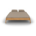 Dvojlôžková posteľ z dubového dreva v prírodnej farbe 180x200 cm Twig – The Beds