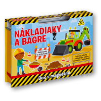 Nákladiaky a bagre Box s magnetmi