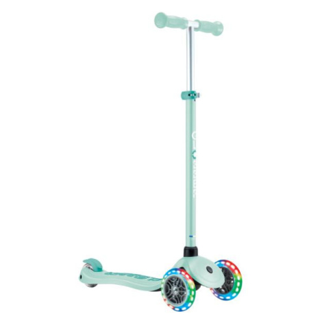 Globber detská kolobežka Plus - Primo Plus Lights V2 - Svietiace Kolieska - Mint/Dark Mint