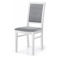 Sconto Jedálenská stolička SYLWIK 1 biela/sivá