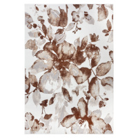 Kusový koberec Shine 105921 Floral White Brown - 200x280 cm Hanse Home Collection koberce