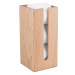 Zásobník na toaletný papier z dubového dreva Wireworks Mezza