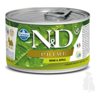 N&D DOG PRIME Adult Boar & Apple Mini 140g + Množstevná zľava zľava 15% 1+1 zadarmo