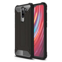 Samsung Galaxy A10e SM-A102U, plastový zadný kryt, Defender, metalický efekt, čierny