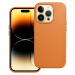 Leather Mag Cover for IPHONE 15 PRO MAX orange