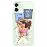 Odolné silikónové puzdro iSaprio - Dance and Sleep - iPhone 12 mini
