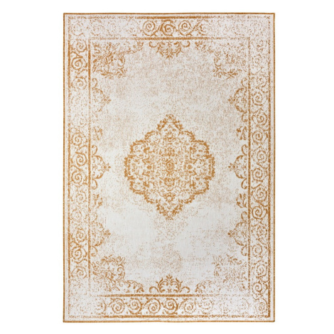 Okrovožlto-biely vonkajší koberec 200x290 cm Cebu - NORTHRUGS