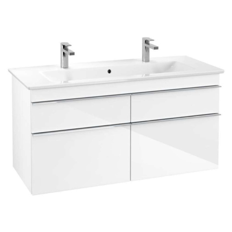 Villeroy & Boch Venticello - Umývadlová skrinka, 115x59x50 cm, 4 zásuvky, Glosy White A92901DH