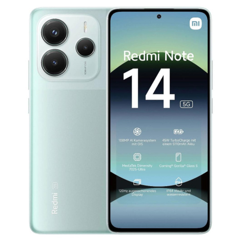 Xiaomi Redmi Note 14 5G 8/256GB Coral Green