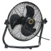 vidaXL Podlahový ventilátor, 3 rýchlosti 60 cm 115,2 W, čierny