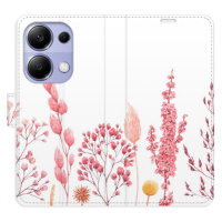 Flipové puzdro iSaprio - Pink Flowers 03 - Xiaomi Redmi Note 13 Pro