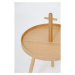 Odkladací stolík z dubového dreva Wireworks Pick Me Up, ø 45 cm