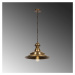 Závesné svietidlo v bronzovej farbe s kovovým tienidlom ø 39 cm Sivani – Opviq lights