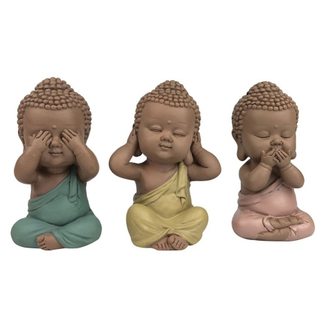 Signes Grimalt  Linda Buddha Set 3 Jednotiek  Sochy Viacfarebná