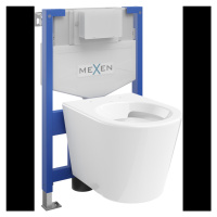 Mexen Fenix XS-F, podomietkový modul a závesné WC Rico, biela, 6803372XX00