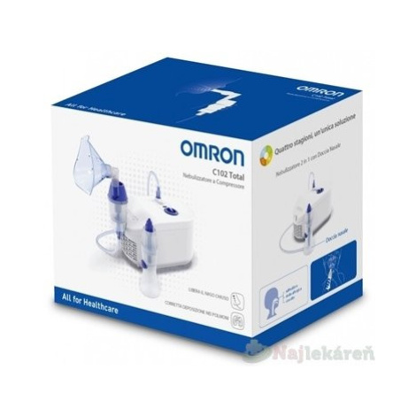 OMRON C102 Total INHALÁTOR kompresorový s nosnou sprchou 1 set