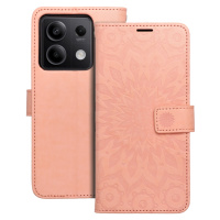 Diárové puzdro na Xiaomi Redmi Note 13 5G MEZZO mandala peach fuzz