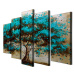 Viacdielny obraz BLUE TREE 105x70 cm