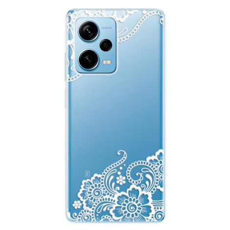 Odolné silikónové puzdro iSaprio - White Lace 02 - Xiaomi Redmi Note 12 Pro 5G / Poco X5 Pro 5G