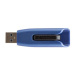 Verbatim USB flash disk, USB 3.0, 32GB, V3 MAX, Store N Go, modrý, 49806, USB A, s výsuvným kone