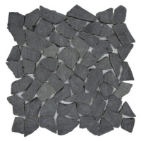 Kamenná mozaika Mosavit Piedra noa negra 30x30 cm mat PIEDRANOANE
