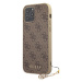 Puzdro Guess GUHCP12LGF4GBR na Apple iPhone 12 Pro Max 4G Charms hnedé