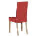 Dekoria Návlek na stoličku Harry (krátky), červená, návlek na stoličku Harry krátky, Loneta, 133