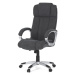 AUTRONIC KA-L632 GREY2 Kancelářská židle, plast ve stříbrné barvě, šedá látka, kolečka pro tvrdé