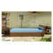 NABBI Pinerolo 80 P jednolôžková posteľ (váľanda) s úložným priestorom svetlomodrá