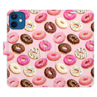 Flipové puzdro iSaprio - Donuts Pattern 03 - iPhone 12 mini