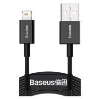Kábel Baseus Superior CALYS-C01, USB-A na Lightning 2.4A, Fast Charge, 2m, čierny