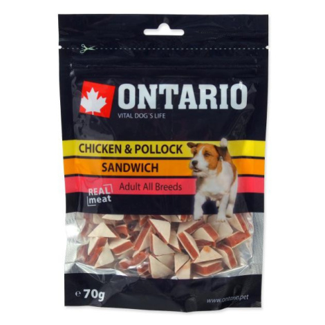 Pochúťka Ontario kura a treska, sendvič 70g