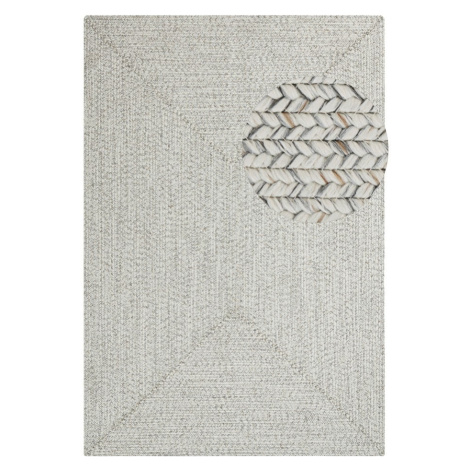 Biely/béžový vonkajší koberec 150x80 cm - NORTHRUGS