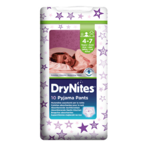 HUGGIES DryNites medium pre dievčatá 4-7 rokov 10 kusov