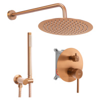 REA - Podomietková sprchová sada Lungo Copper Brush + BOX REA-P8809