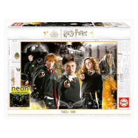 Puzzle Harry Potter 1 Neon Educa 1000 dielov a Fix lepidlo svietiace EDU19488